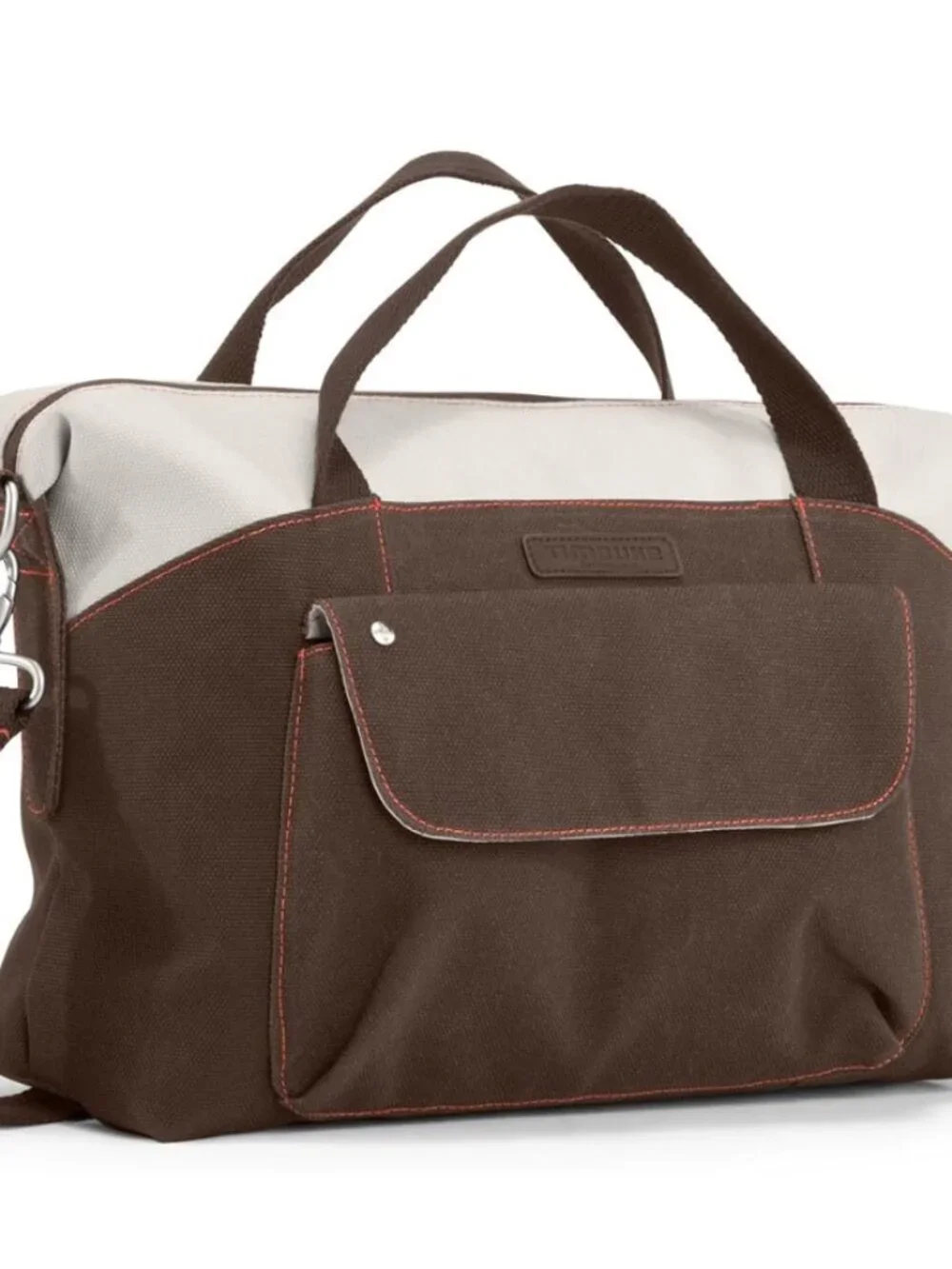 Timbuk2 Linda Brown and Cream Small Messenger Bag with Removable Shoulder Strap